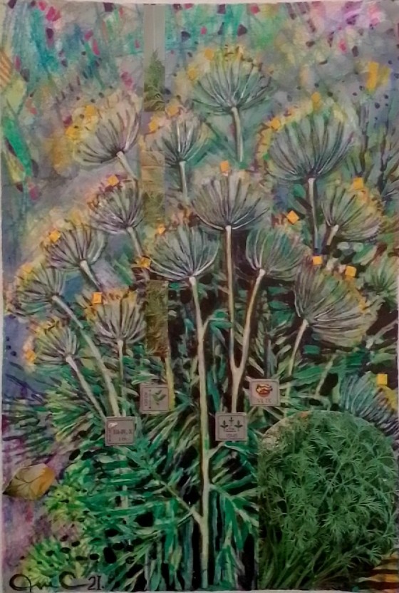 Painting в смешанной технике "Кріп"