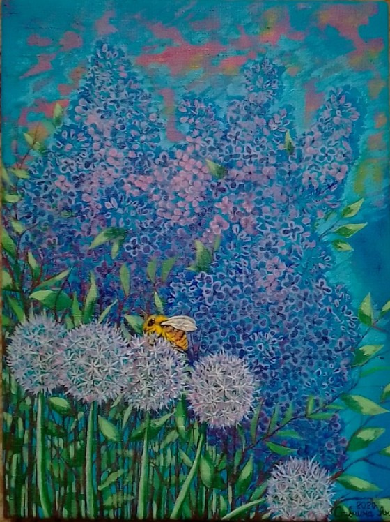 Painting акрилом "Бузок" 