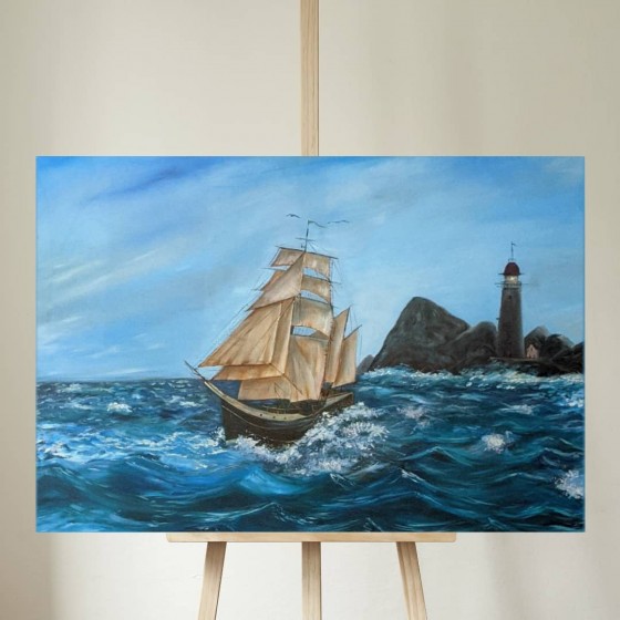 Painting маслом Море