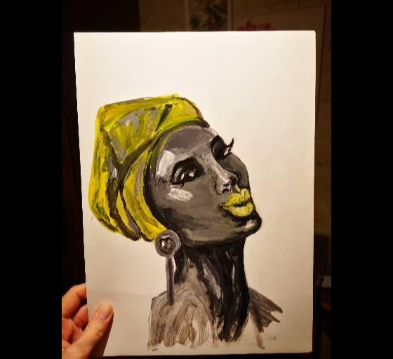Painting акрилом АфроАрт