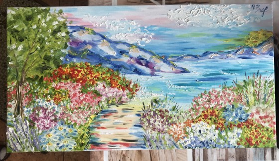 Painting маслом Побережье