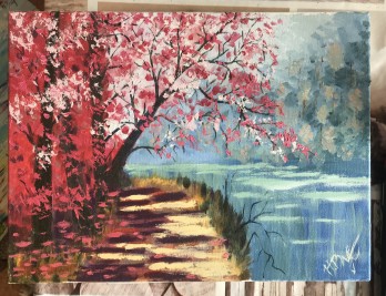 Painting маслом Карпаты