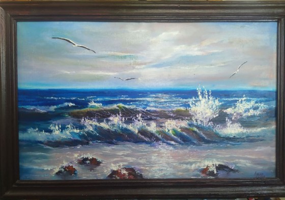 Painting маслом Ray of Azov