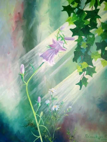 Painting маслом В лучах солнца