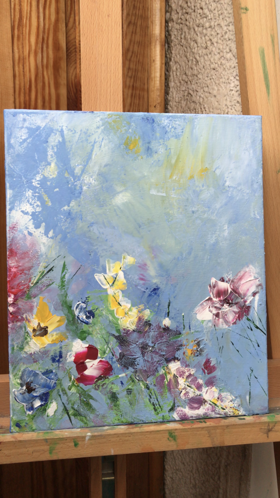 Painting акрилом Весна 