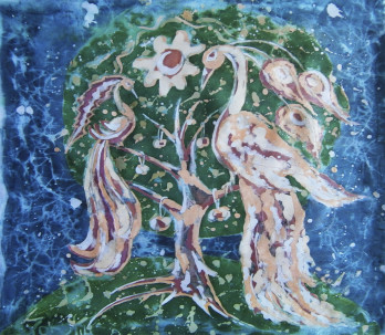 Painting  Золотые яблочки