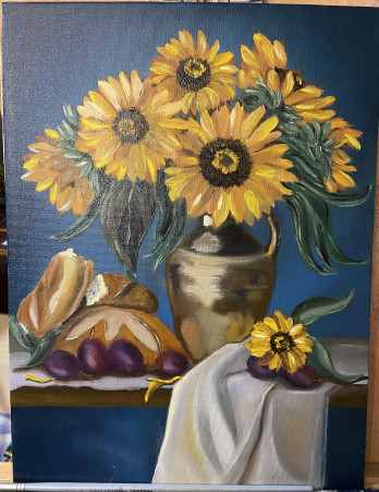 Painting маслом Жаркое лето 