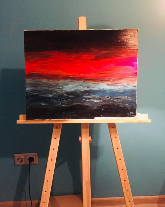 Painting маслом Шторм