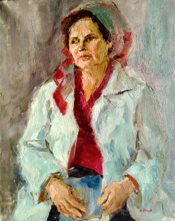 Painting маслом Мать