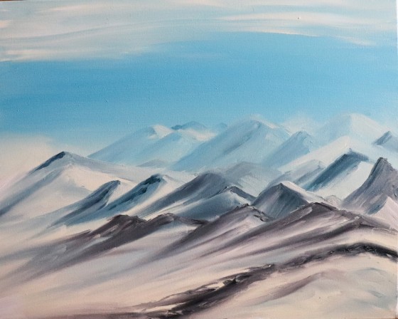 Картина маслом Антарктида