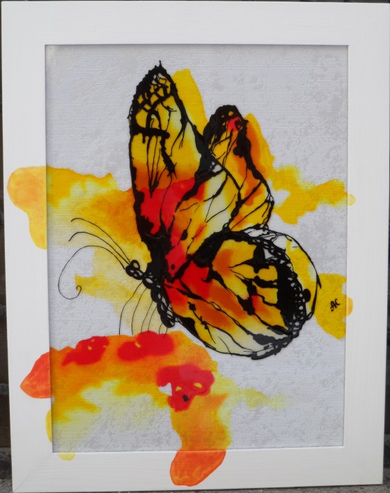 Картина  Желтая бабочка