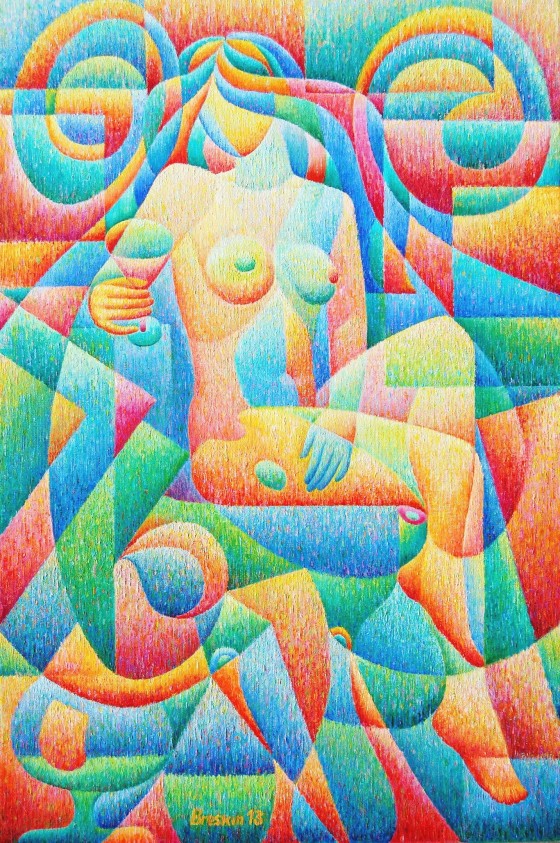 Картина маслом Вино вдохновения