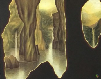 Картина маслом Золотое ущелье