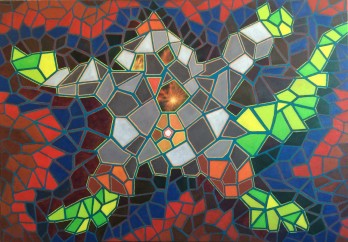 Картина маслом Тени врагов