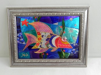 Картина  «Рыбка-Парижанка»  