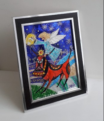 Картина   Витражная картина "Рождественское Чудо" 