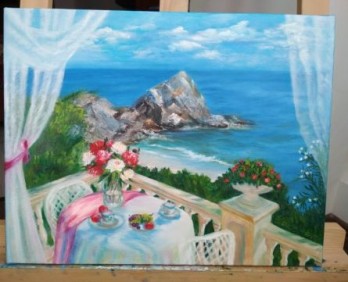 Картина маслом Relax