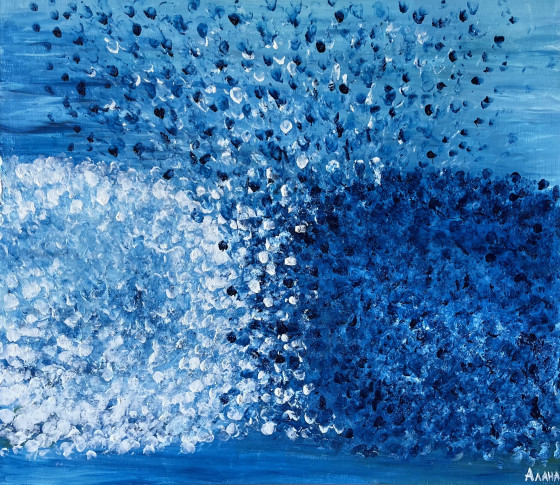 Картина акрилом Близнецы. Энергия Безусловной Любви