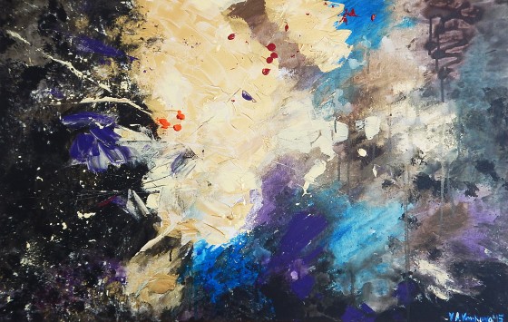 Картина акрилом Всплеск