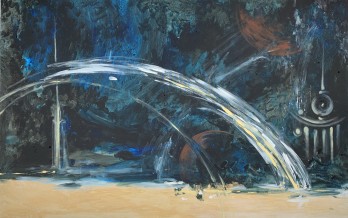 Картина акрилом Это не Марс