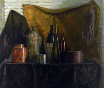 Картина маслом Сосуды