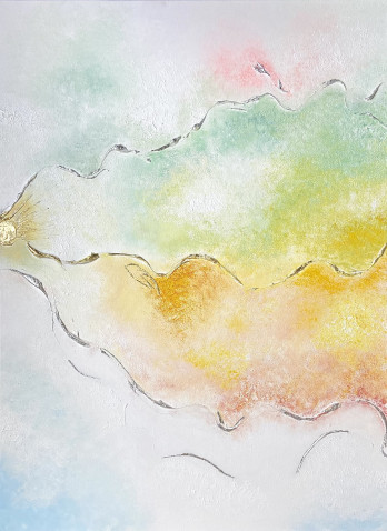 Картина акрилом Картина «Поры года»