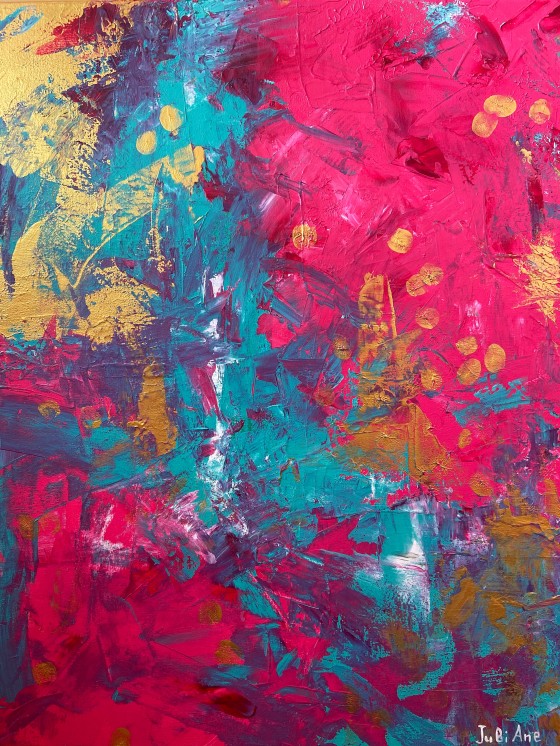 Картина акрилом Azure love