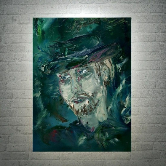 Картина маслом "Неопознанный"