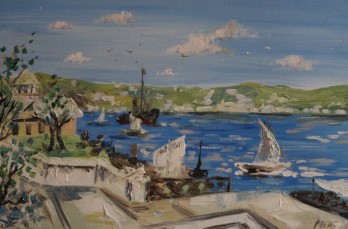 Картина маслом Набережная