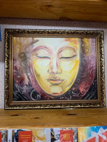 Картина маслом Золотой Будда