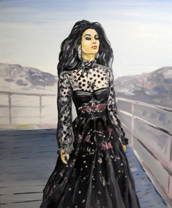 Картина маслом Незнакомка