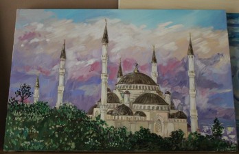 Картина маслом Стамбул