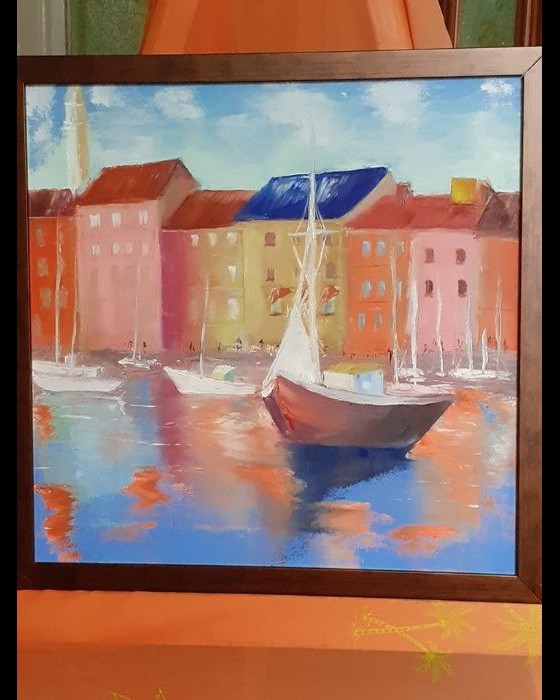 Картина маслом Венеция