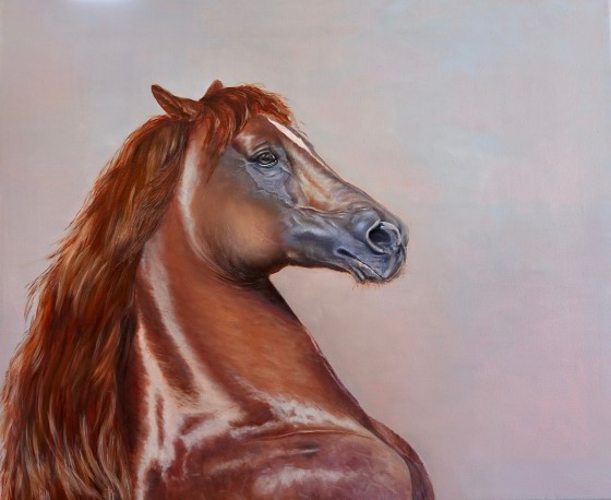Картина маслом Рыжий конь