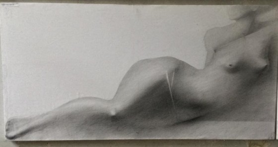 Картина карандашом Жінка нью