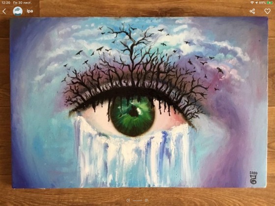 Картина маслом ОкО