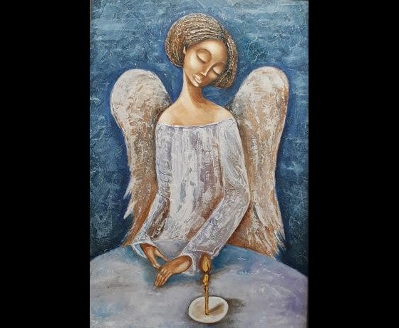 Картина маслом Ангел