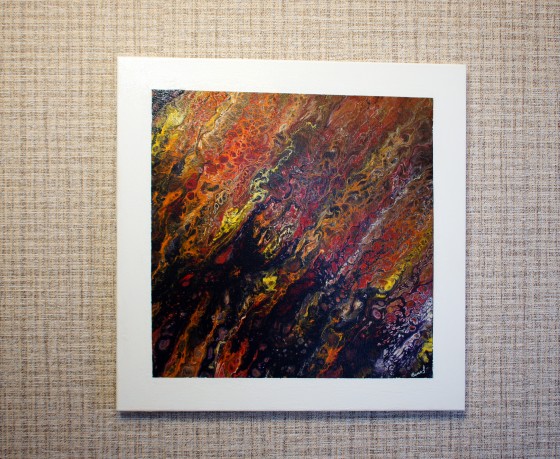 Картина акрилом Квадрат