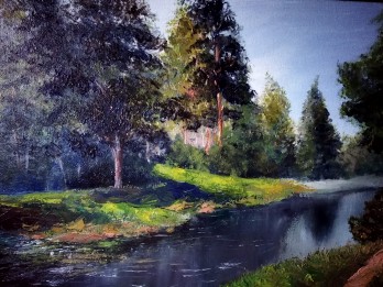 Картина маслом Весеннее настроение