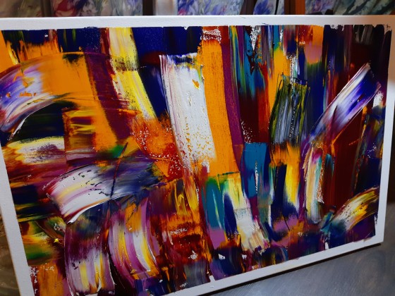 Картина маслом Абстракция маслом 