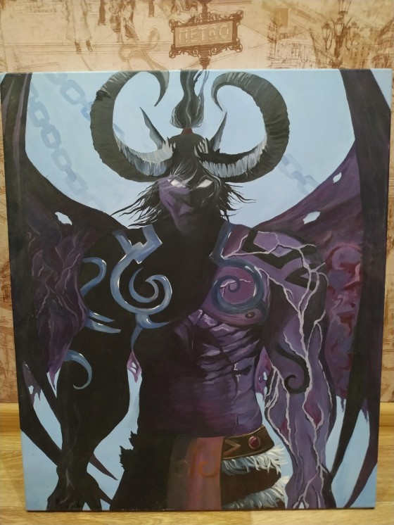 Картина маслом Иллидан