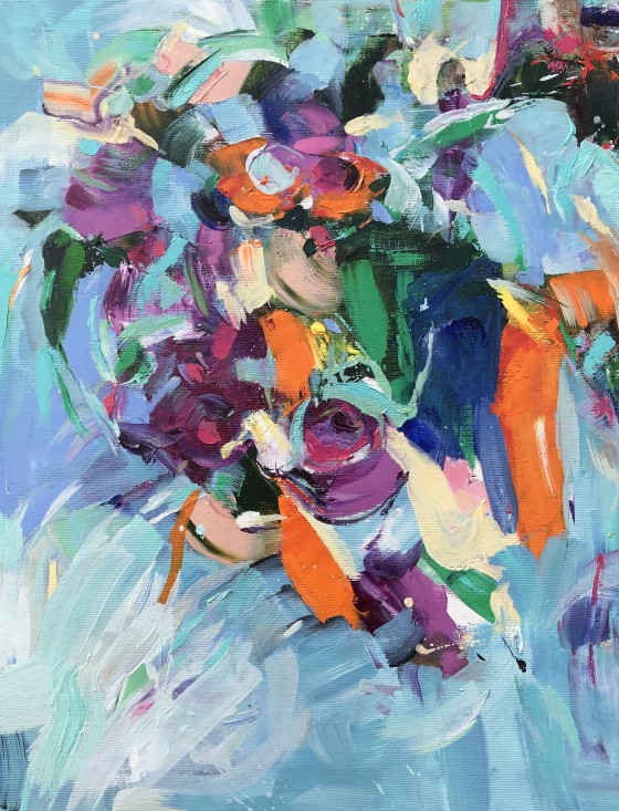 Картина маслом Динамика