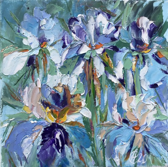 Картина маслом Нежность