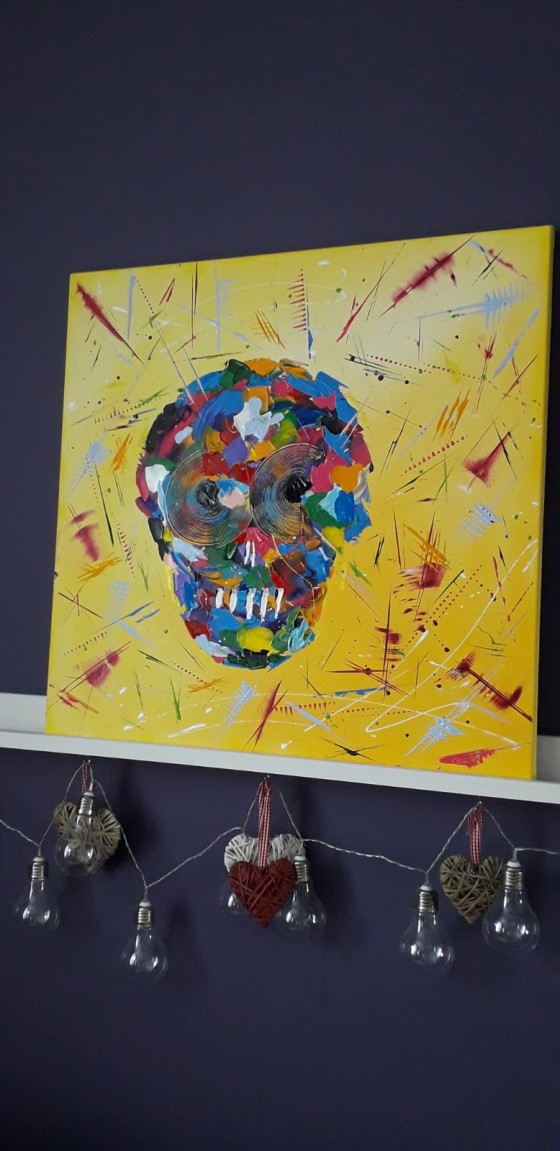 Картина акрилом "Мексика"