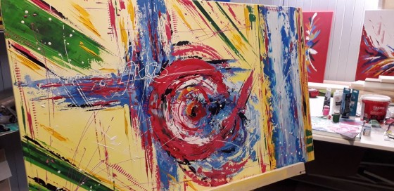 Картина акрилом "Мексика"