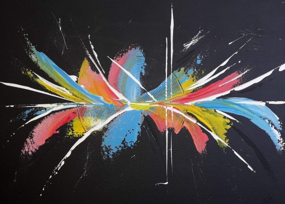 Картина акрилом "Настроение"