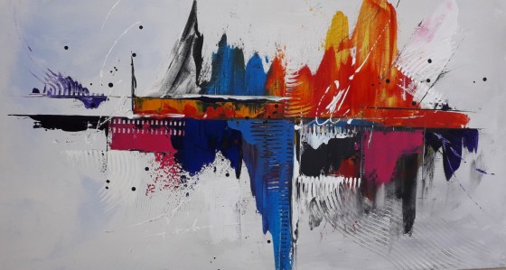 Картина акрилом "Настроение"