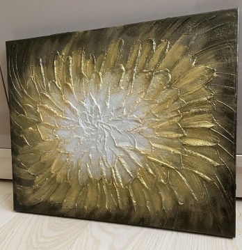 Картина акрилом Цветок