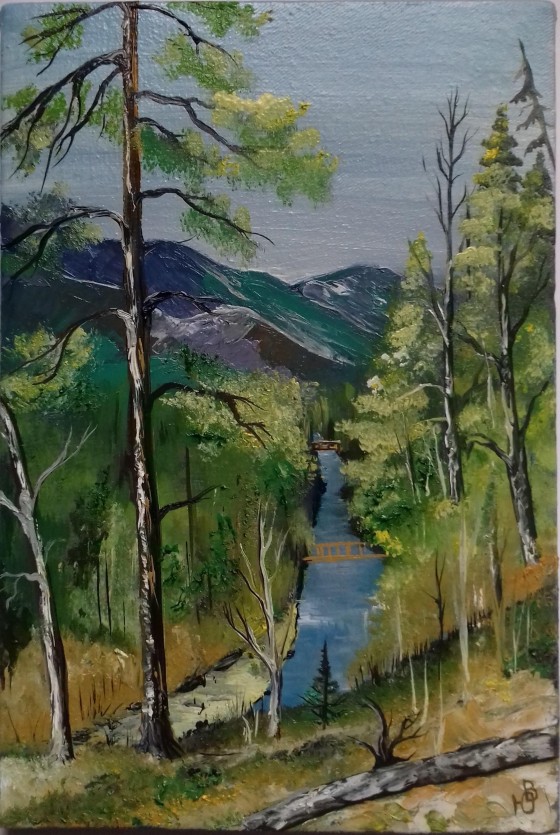 Картина маслом Краєвиди Осмолоди