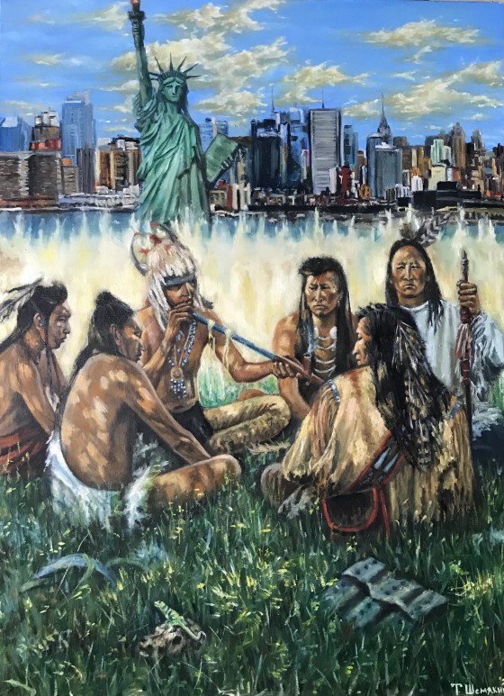 Картина маслом Пошаманили